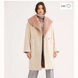 New With Tag Free People Coco Cozy Coat
